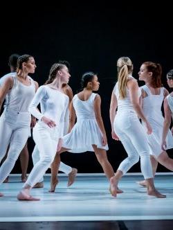 dancers in white
