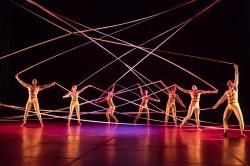 dance performance with ribbons